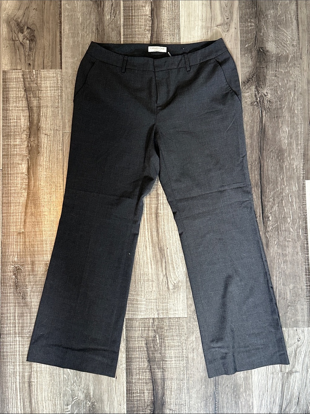 Coldwater Creek Black Wide-Leg Dress Pants
